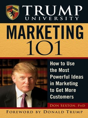 cover image of Trump University Marketing 101